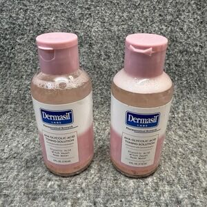 DERMASIL Labs Glycolic Acid Toning Solution‎ 4 OZ Witch Hazel Rose Water NEW-2